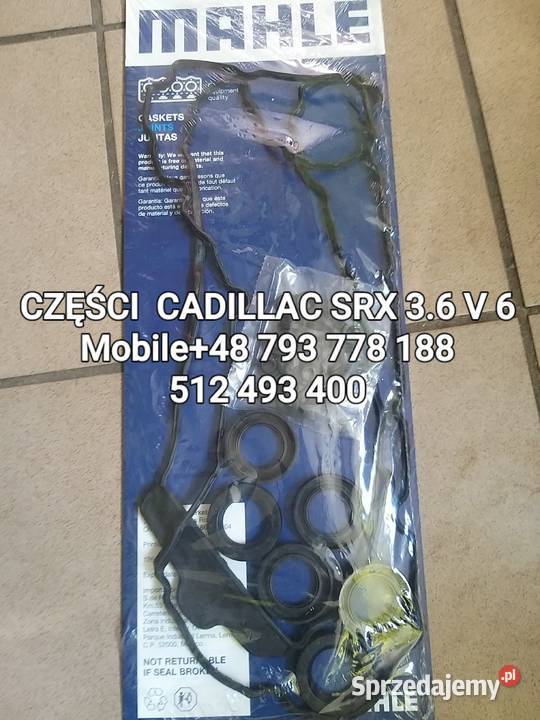USZCZELKI DEKLA ZAWORÓW CADILLAC SRX 36 V 6 0809 Rok produkcji 2008 Kawnice