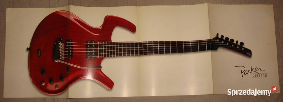 Parker katalog gitarplakat Parker