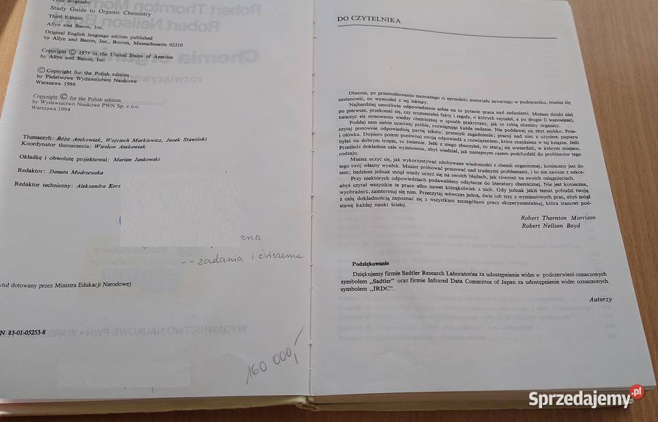 Chemia organiczna rozwiązywanie problemów Gdańsk