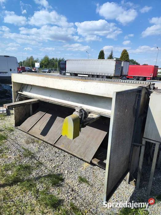 Gilotyna hydrauliczna do blachy nożyce Biznes i Przemysł Sandomierz