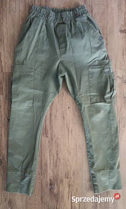 All for kids bojówki cargo khaki 140 146 Spodnie Odzież Zbylitowska Góra sprzedam