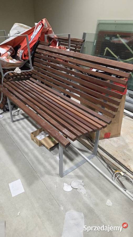 Ławka drewniana metalowa Ławy i ławki Poznań