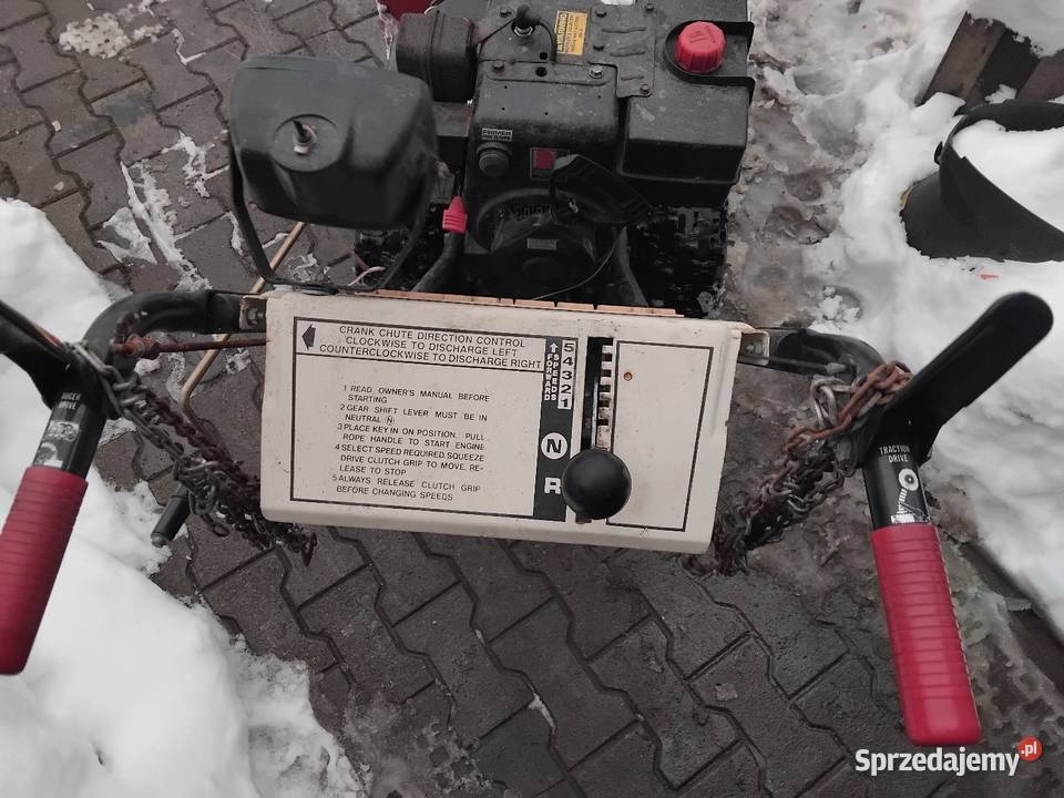 Duża odśnieżarka 2 wirniki yard man snowolf Konina sprzedam