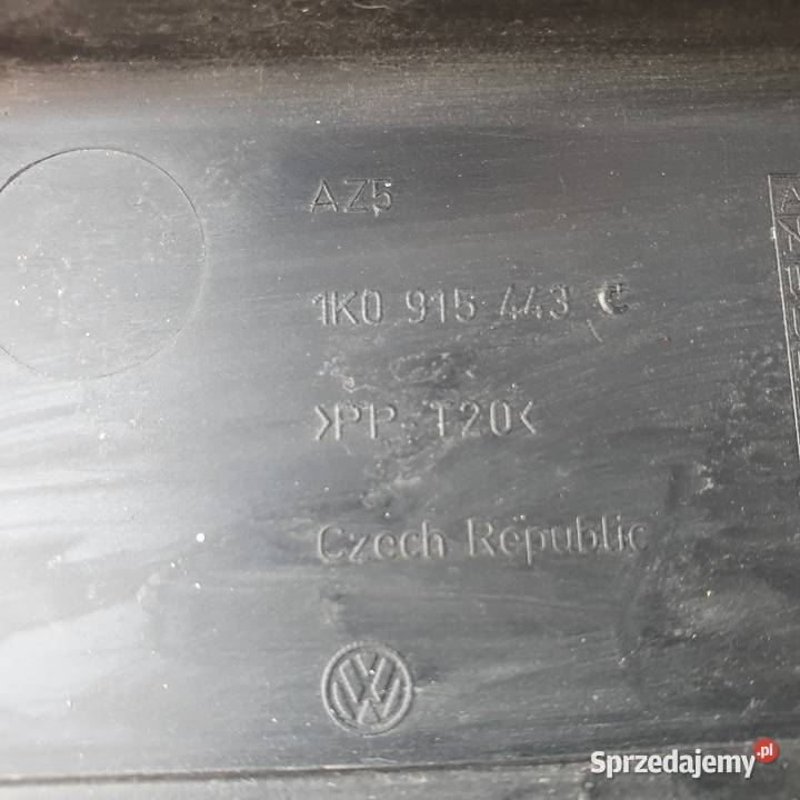 VW AUDI SEAT SKODA POKRYWĘ AKUMULATORA 1K0915443 Trzciel