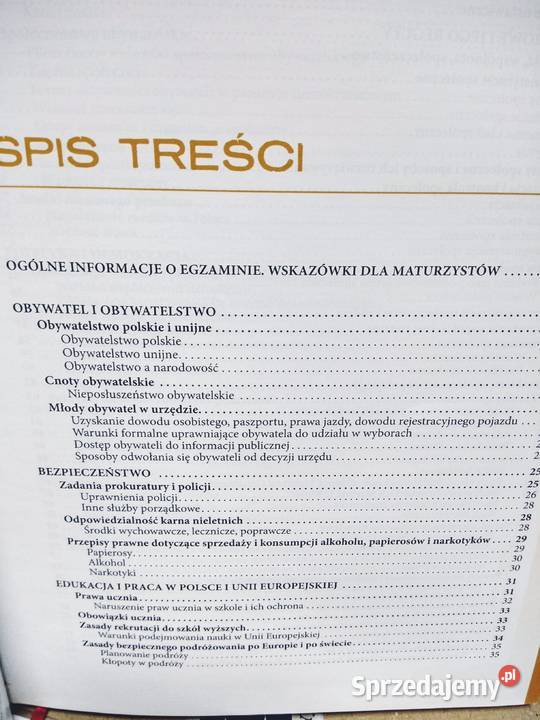 Matura Greg wiedza o społeczeństwie Antykwariat Warszawa sprzedam