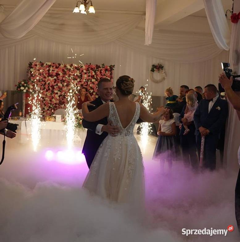 Wytwornica dymu Pionowa Pistolec Co2 top gun Wieliczka obsługa imprez