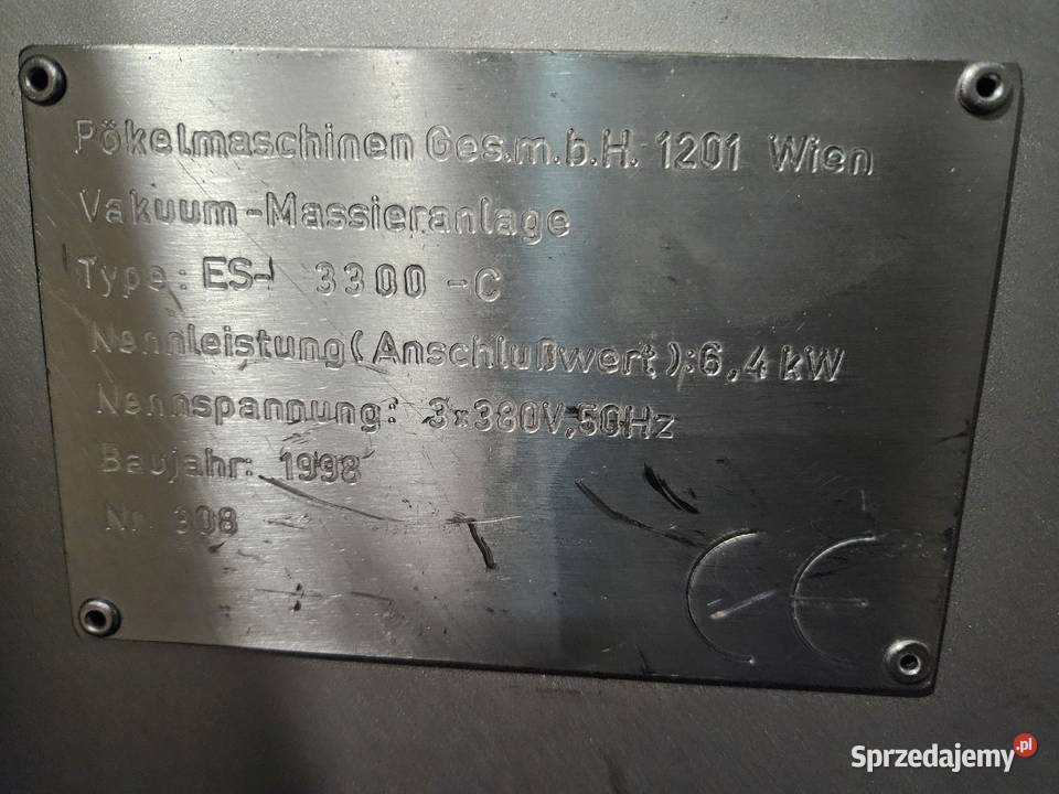 Masownica próżniowa 3300L MEAT MASTER Krotoszyn