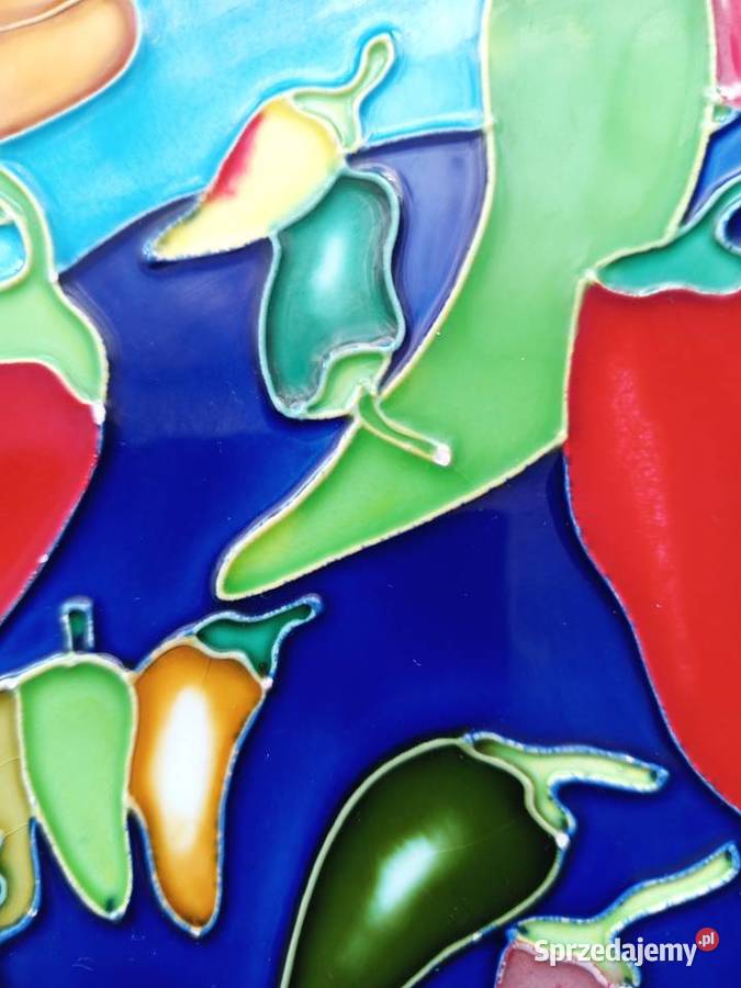 Ceramiczna polichromowana płytka artystyczna Warszawa