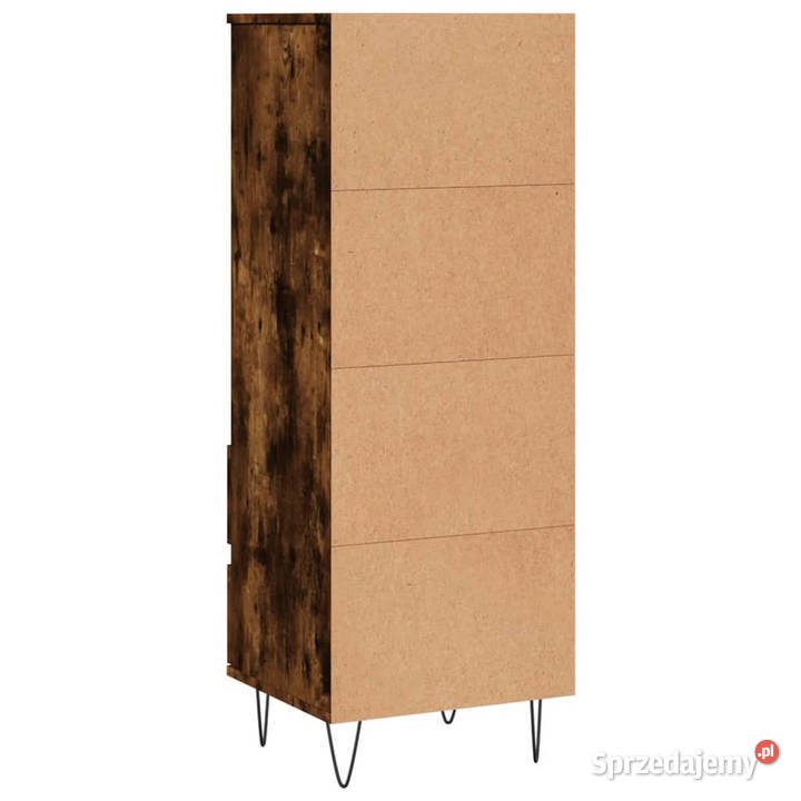 Wysoka szafka przydymiony dąb 40x36x110 WM831513 mazowieckie