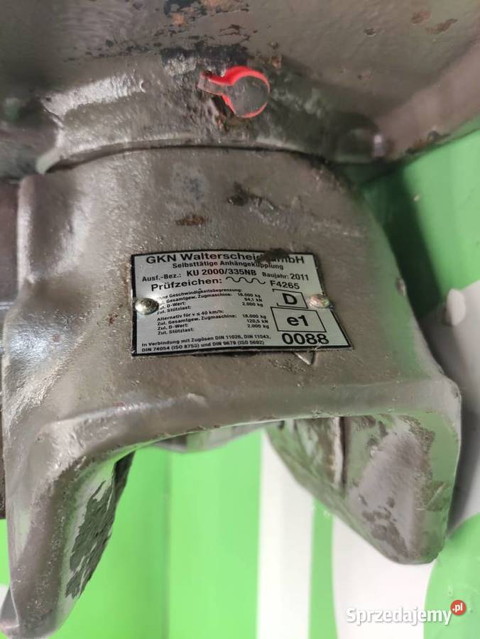 Zaczep automatyczny KU 2000 Walterscheid Pozostałe wielkopolskie Wilkowo