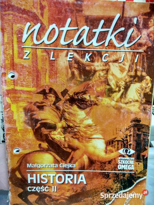 Notatki Z Historii Ciejka Omega Antykwariat Szkolny Warszawa ...