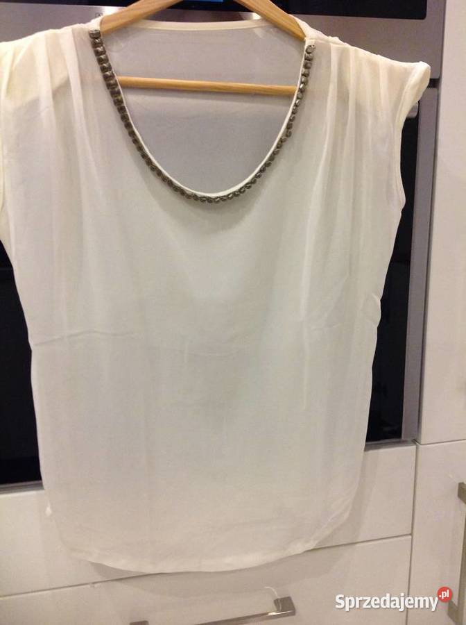 Bluzka Damska Kremowa S Mgiełka Nowa Sól