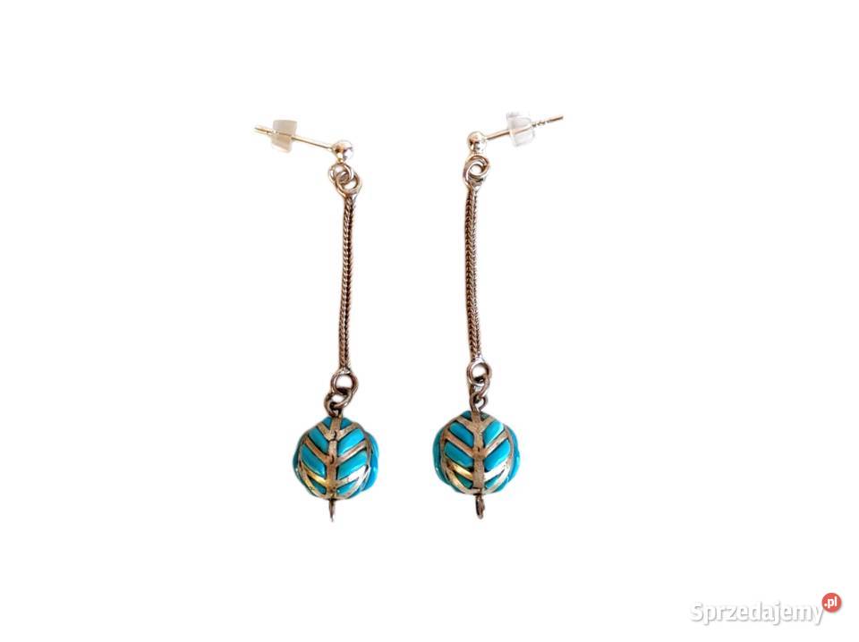 7397 Efektowne Srebrne z Turkusem Kędzierzyn-Koźle sprzedam