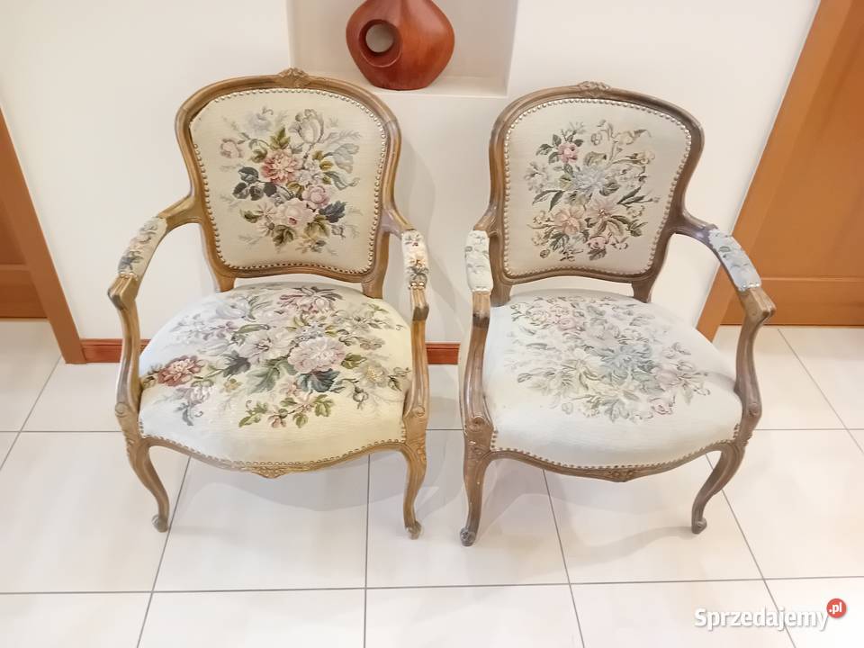Fotele w stylu ludwikowskim 2 Szczecin