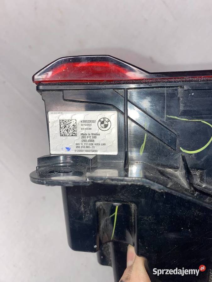 BMW X3 G01 LAMPA TYLNA PRAWA LED 2SD012693 prawe Jabłonna