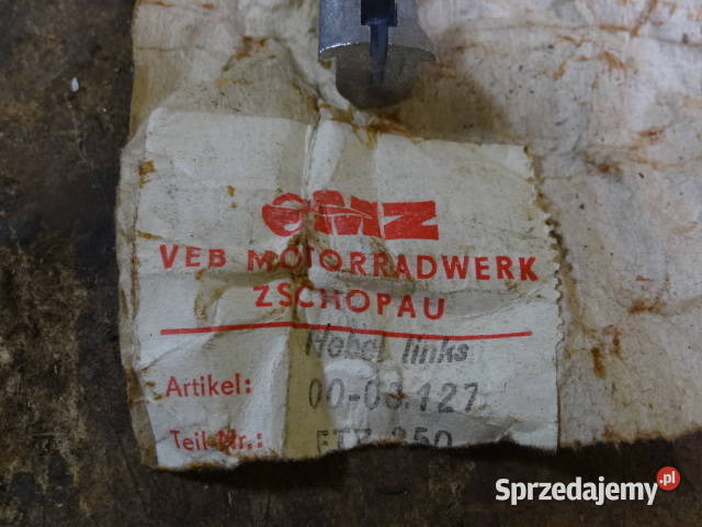 rączka gazu NOWA AWO Simson IFA MZ org DDR lubuskie Żary