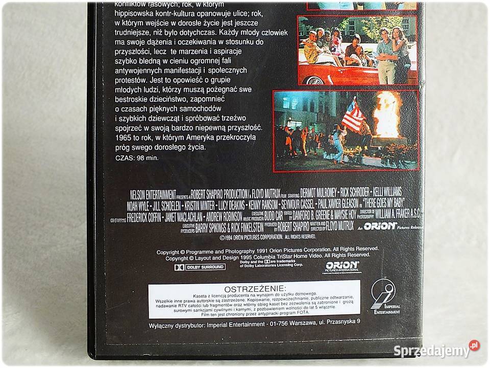 Kaseta VHS There Goes My Baby Ostatnie Dni Raju Żary sprzedam