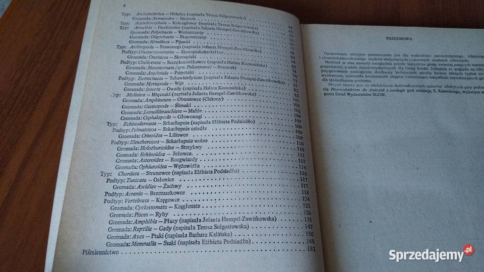 Ćwiczenia z zoologii Jolanta HempelZawitkowska Gdańsk