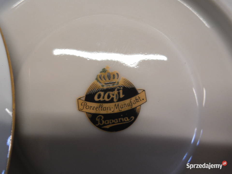 Aofi Porzellan Manufaktur Bavaria Filiżanka Porcelana i szkło wielkopolskie Raszków