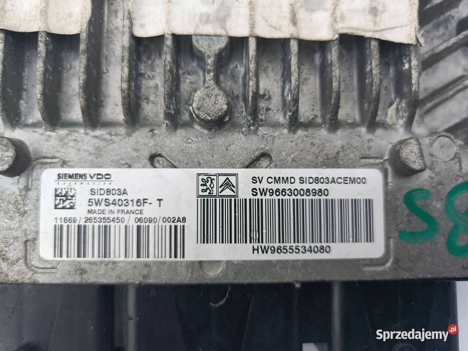 Citroen Peugeot 607 407 307 STEROWNIK KOMPUTER