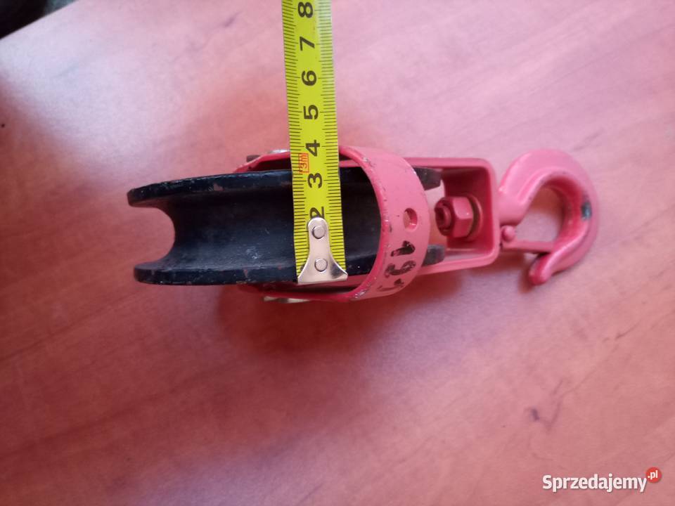 Rolka do wyciągu z hakiem 125mm 500 LINOTECH Bydgoszcz sprzedam