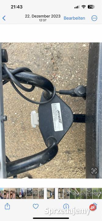 Bagażnik rowerowy mocowany na hak podlaskie Białystok sprzedam
