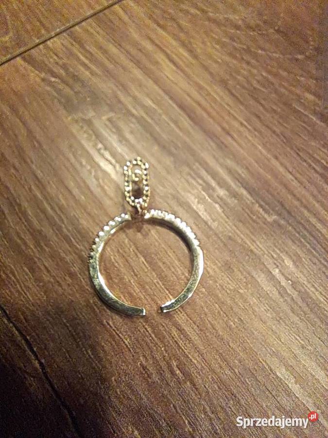 otwarty pierścionek z cyrkonią nowy Pierścionki Sandomierz