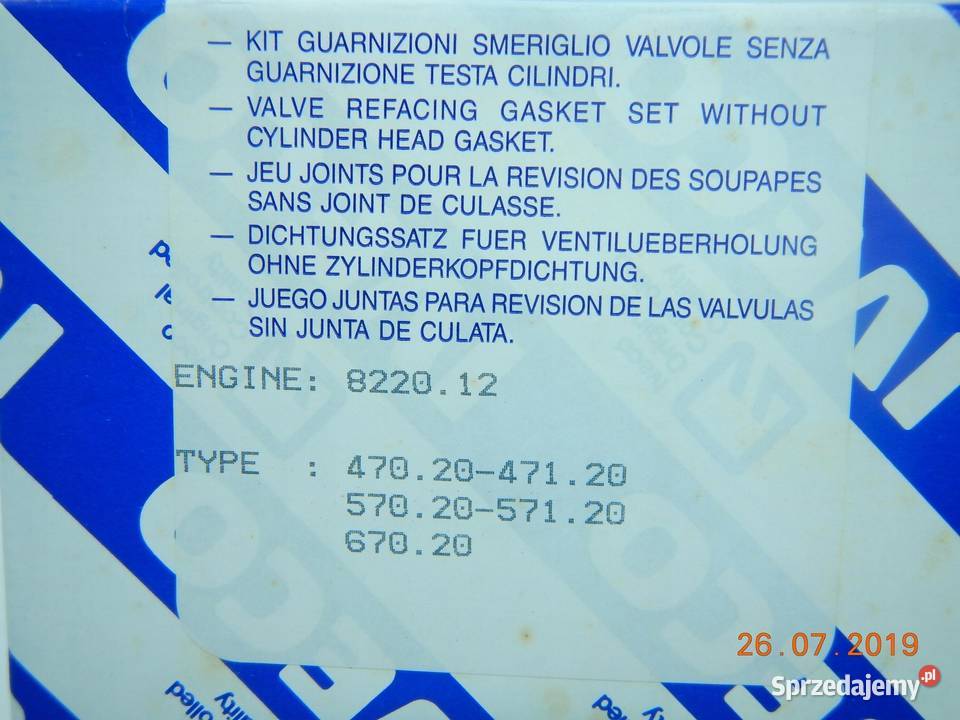 USZCZELKI GŁOWICY ZESTAW IVECO TURBOSTAR 89 ASO lubelskie