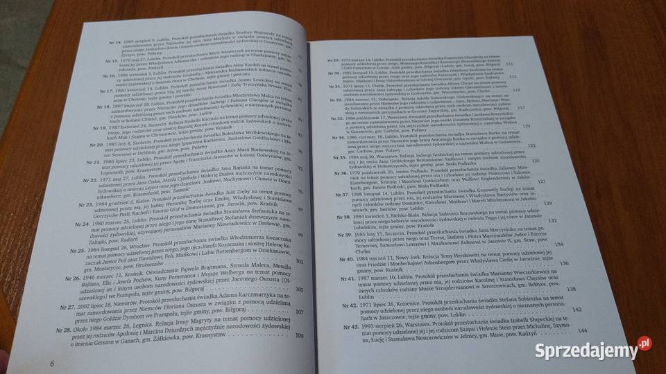 Relacje o pomocy udzielanej Żydom Polaków T 3 Książki naukowe i popularnonaukowe Gdańsk