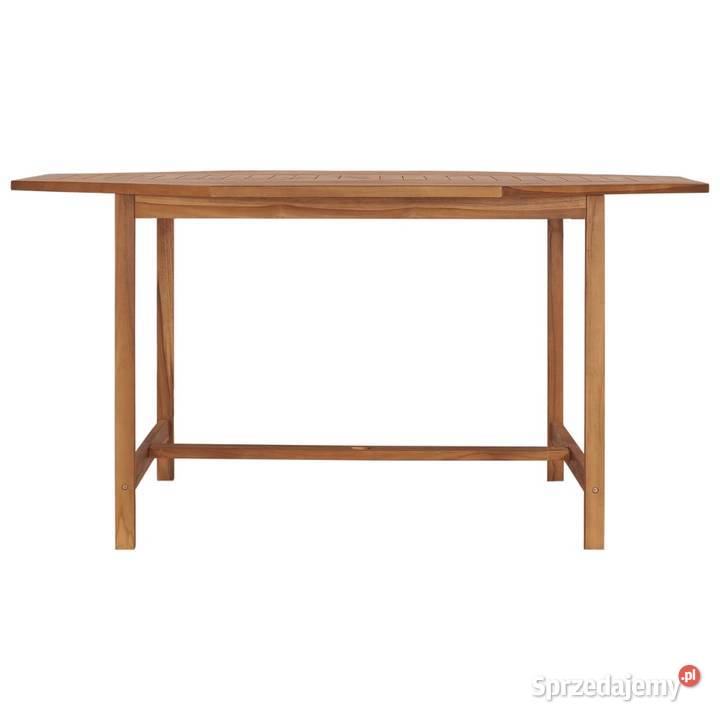 vidaXL Stół ogrodowy 150x150x75 lite drewno Dom i Ogród Warszawa sprzedam