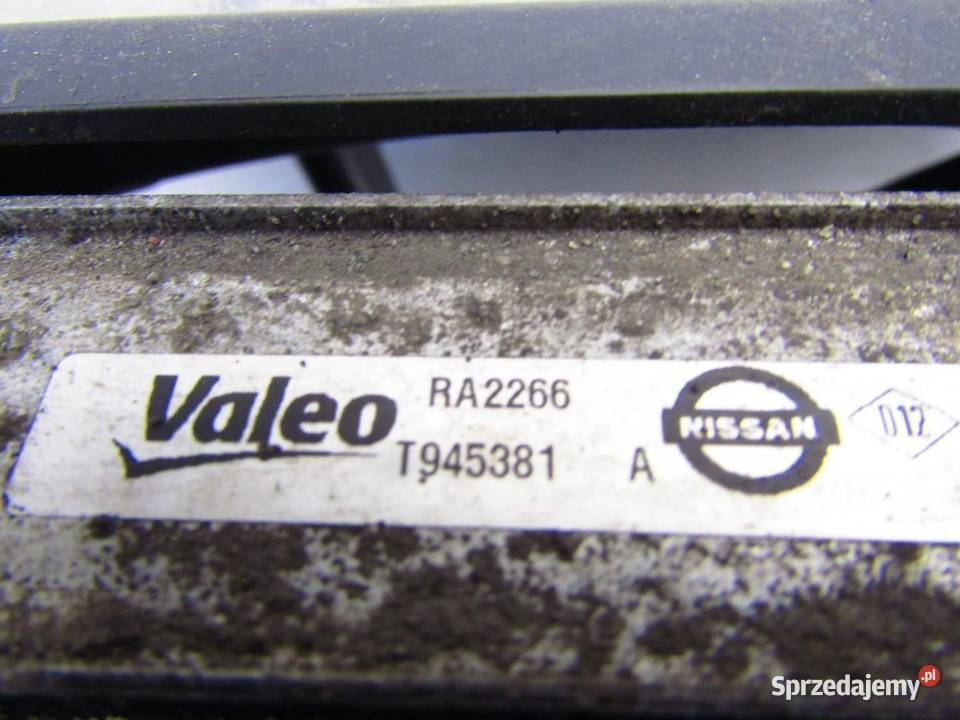 CHŁODNICE WENTYLATOR KPL 16 DCI NISSAN QASHQAI