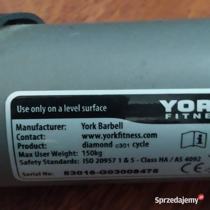 Rower stacjonarny York Fitness C301 Pozostałe