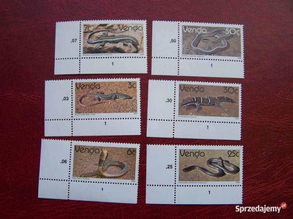 Venda 1986 MNH Mi 12036 Fauna Gady Tychy