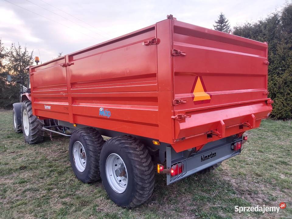 Przyczepa wywrotka tandem Kimadan Farmer 14 kujawsko-pomorskie Jabłonowo Pomorskie