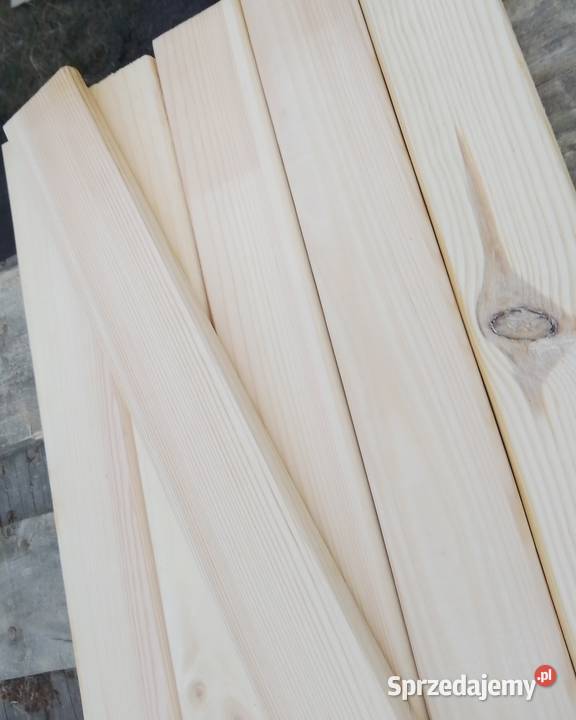 Sosnowe deski heblowane 90x7x2 Drewno konstrukcyjne