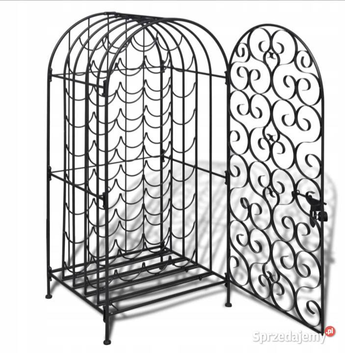 Metalowy stojak na 35 butelek wina śląskie Poręba