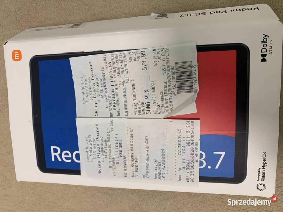 Xiaomi redmi pad se 87 Telefony i Akcesoria Poznań