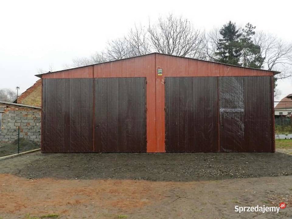 Blaszana hala 116 m brązowa Kraków