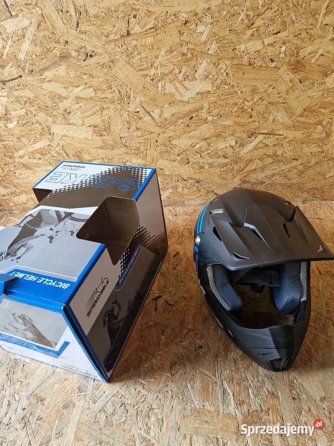 Kask Full Face SBike 4S05 BlackBlue Model KA072 Głogowa