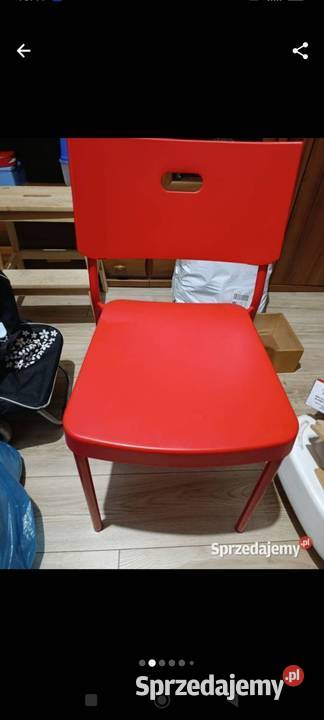 krzesło czerwone Poznań