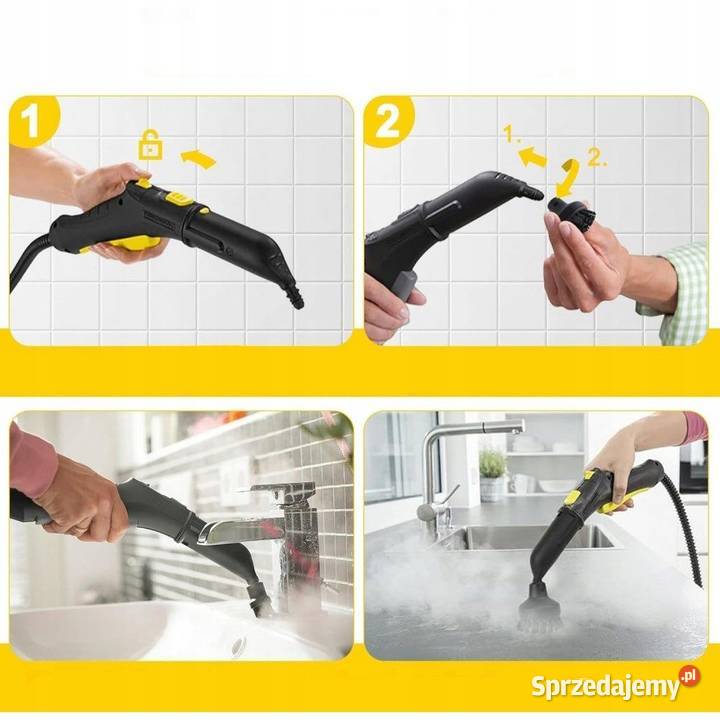 CleanJet ProSet 14w1 Zestaw do Mopów Parowych Do Parownice Ludźmierz sprzedam