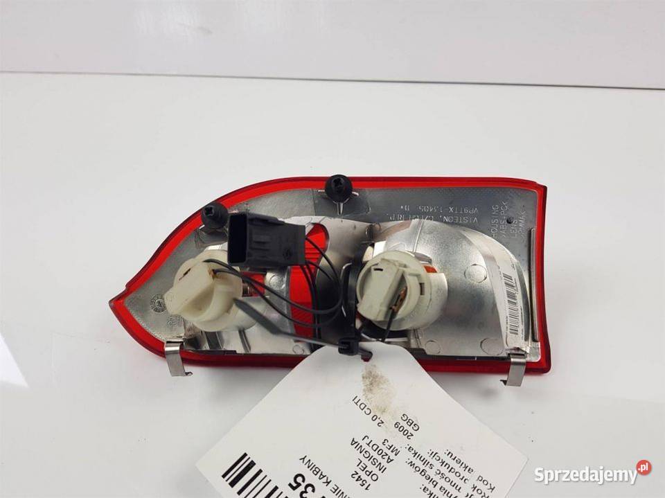 OŚWIETLENIE KABINY 13226854 OPEL INSIGNIA A osobowe Lipno sprzedam