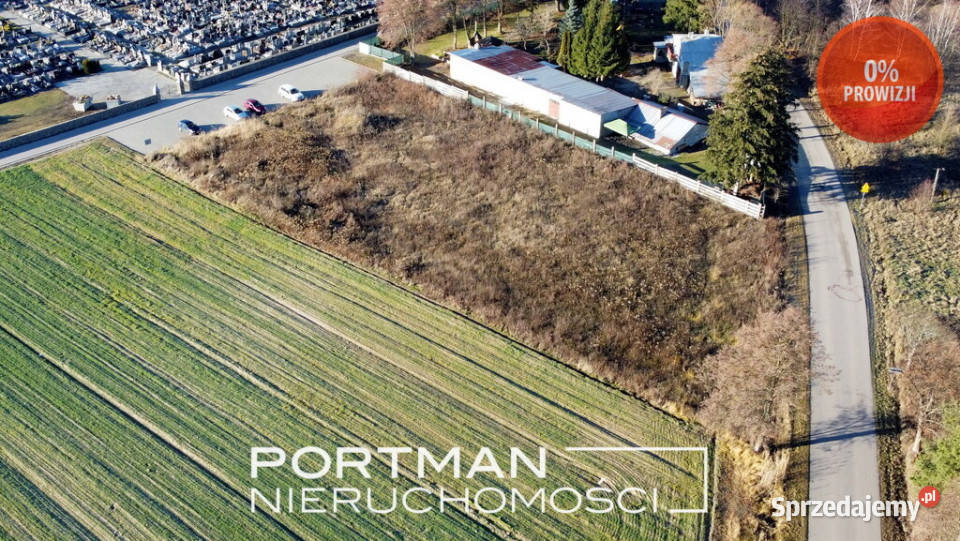 Działka pod zabudowę produkcyjno magazynową mazowieckie Osieck