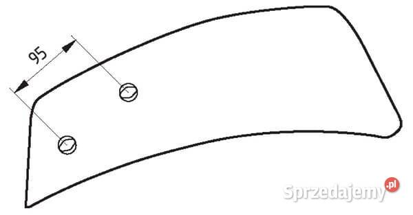 Ścinacz skiby lewy 504007363301 Do maszyn uprawowych małopolskie Kamionna