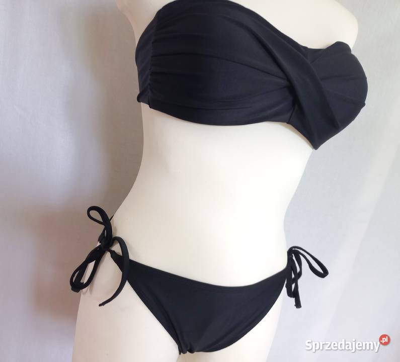 Strój Kąpielowy czarny Dwuczęściowy Bikini r 40 Białystok