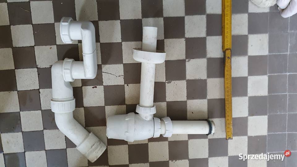 Małe kolanka syfony rurki łazienkowe Warszawa