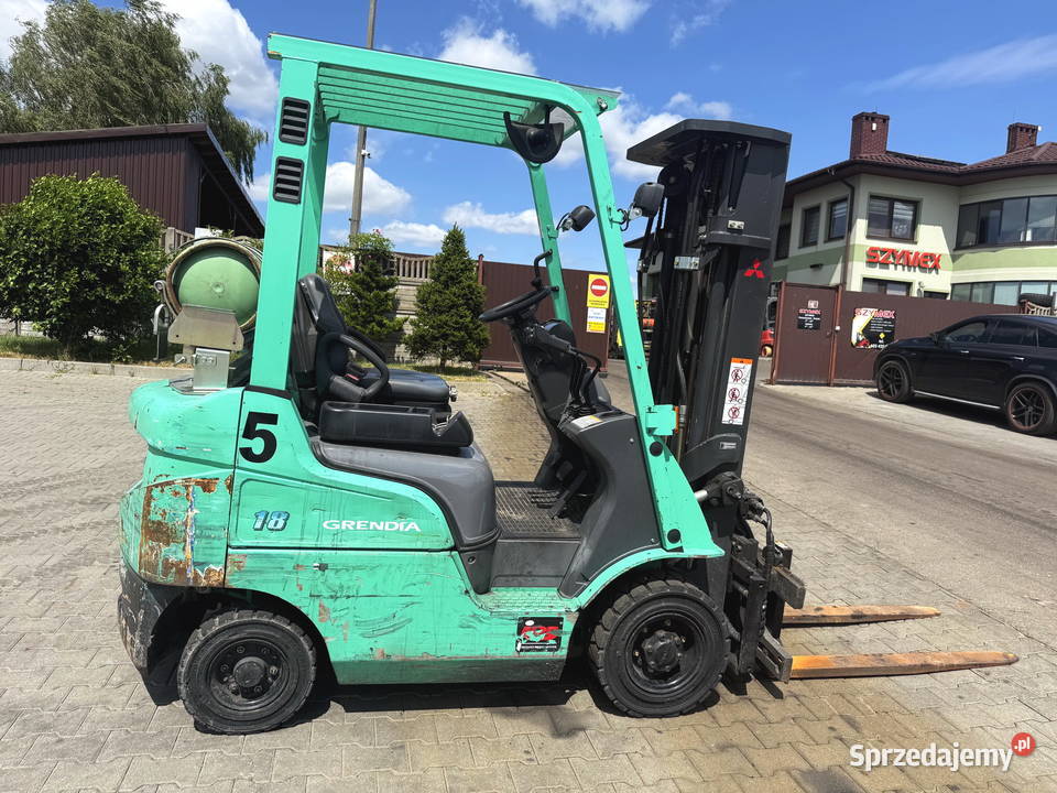 wózek widłowy MITSUBISHI FG18NT 470m Triplex łódzkie Działoszyn