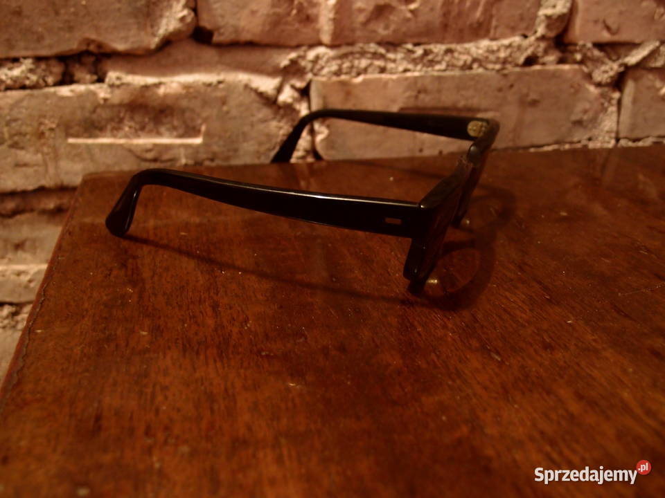 Zabytkowe okulary solidne oprawki z dawnych lat Łódź