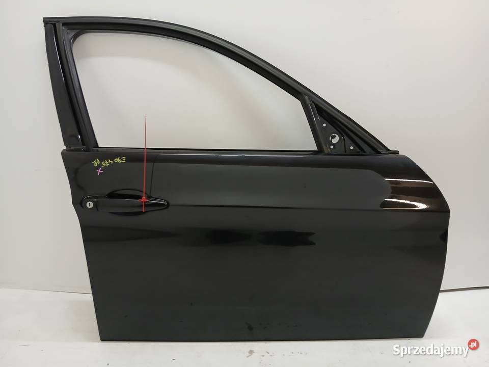 DRZWI PRAWE PRZEDNIE BMW E90 BLACK SAPPHIRE 475 Strzyżewice