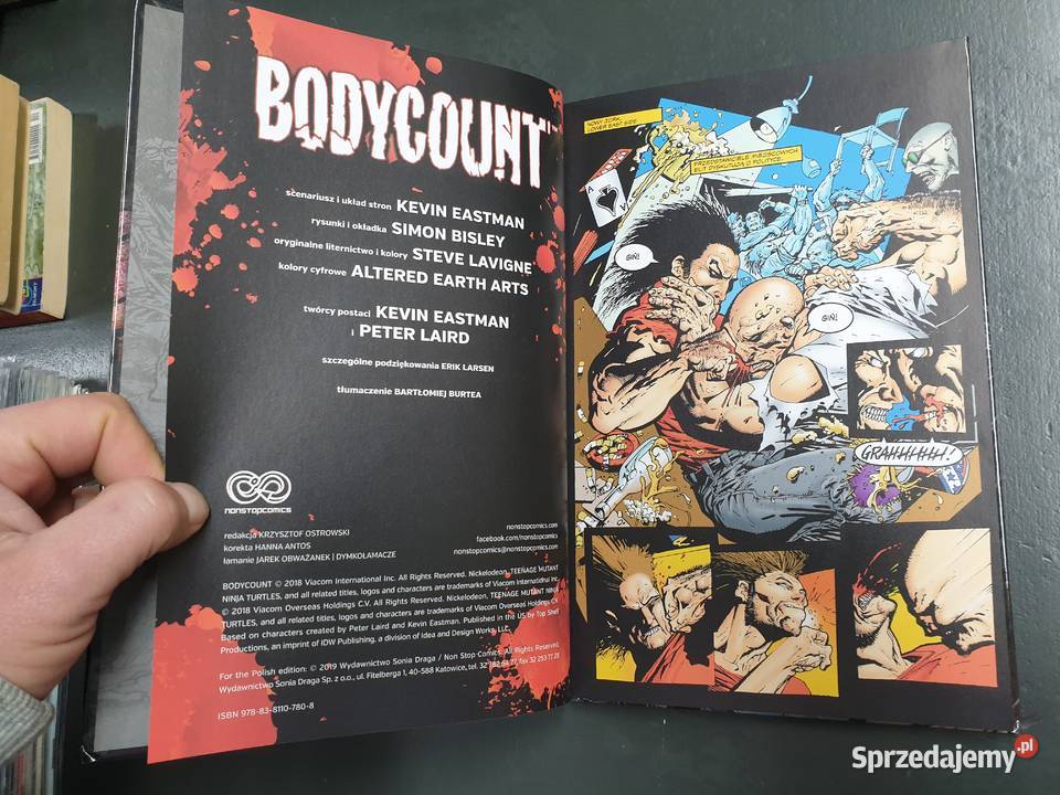 Bodycount Simon Bisley Teenage Mutant Ninja Gdynia